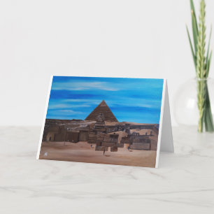 De Grote Sfinx en de Piramide van Khafre Kaart