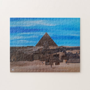 De Grote Sfinx en de Piramide van Khafre Legpuzzel