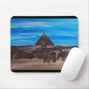 De Grote Sfinx en de Piramide van Khafre Muismat