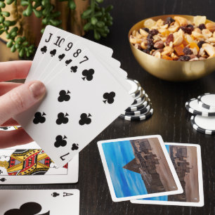 De Grote Sfinx en de Piramide van Khafre Pokerkaarten