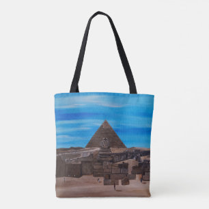 De Grote Sfinx en de Piramide van Khafre Tote Bag
