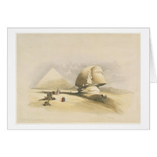 De Grote Sfinx en de Pyramiden van Giza, uit "E