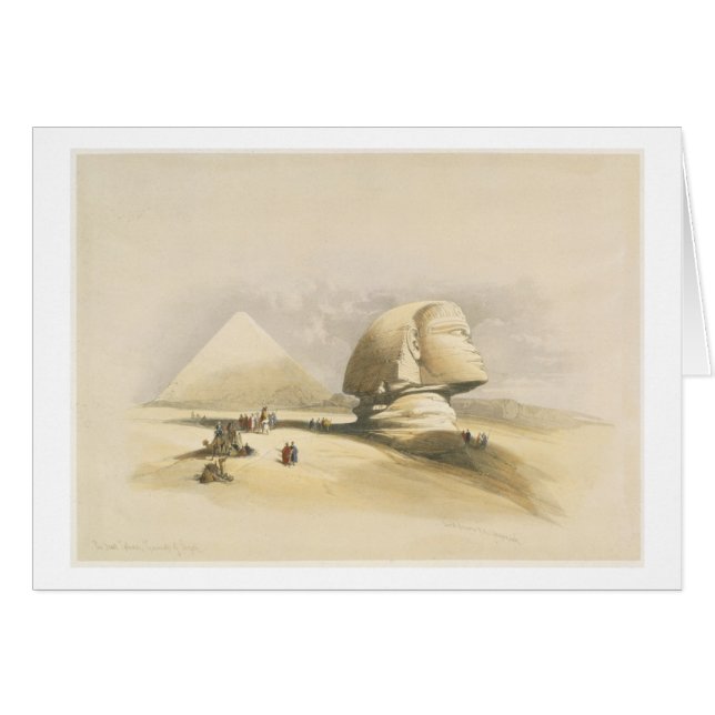De Grote Sfinx en de Pyramiden van Giza, uit "E (Voorkant Horizontaal)