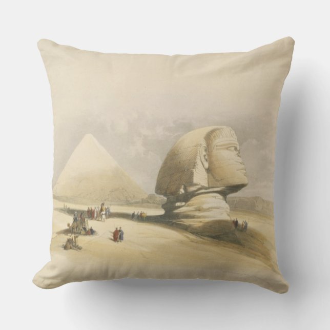 De Grote Sfinx en de Pyramiden van Giza, uit "E Kussen (Voorkant)