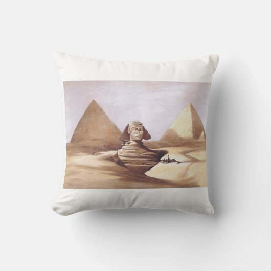 De Grote Sfinx, Piramides van Giza Kussen (Voorkant)