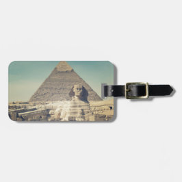 De Grote Sfinx van Giza Bagagelabel