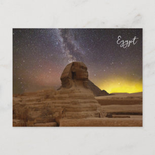De grote sfinx van Giza Briefkaart