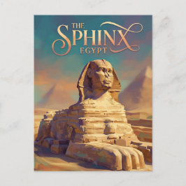 De Grote Sfinx van Giza Egypte Briefkaart