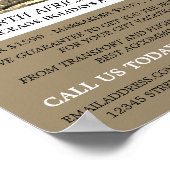 De Grote Sfinx van Giza, Egypte, Reisbureau Poster (Hoek)