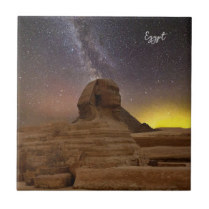 De grote sfinx van Giza Tegeltje