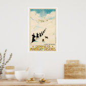 De Grote Sint-Bernhardpas Spoorweg Poster (Keuken)