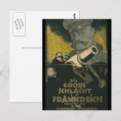 De grote slag in Frankrijk Briefkaart (Voorkant / Achterkant)