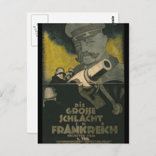 De grote slag in Frankrijk Briefkaart (Voorkant / Achterkant)