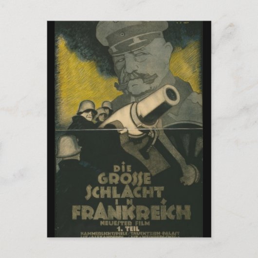 De grote slag in Frankrijk Briefkaart (Voorkant)