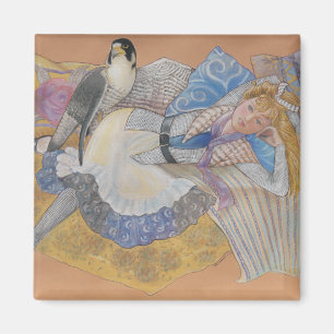 De grote slechtvalkmagneet magneet