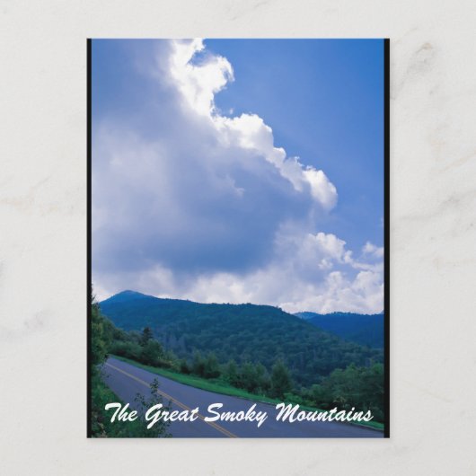 De Grote Smoky Mountains Briefkaart (Voorkant)