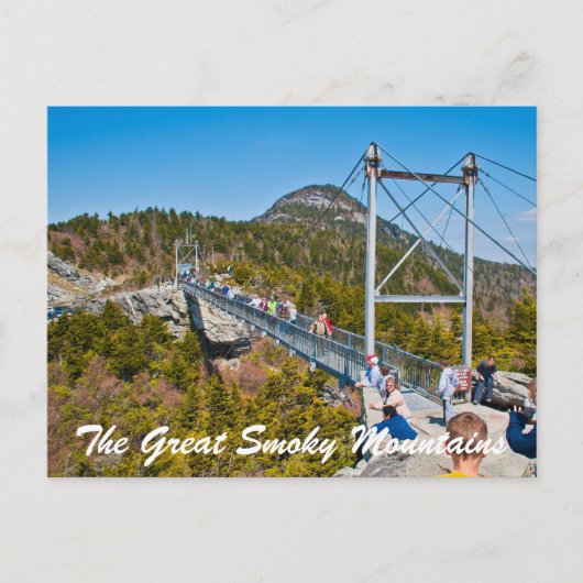 De Grote Smoky Mountains Briefkaart (Voorkant)