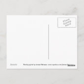 De grote spiraal1 briefkaart (Achterkant)