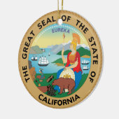 De Grote Staat Californië Keramisch Ornament (Links)