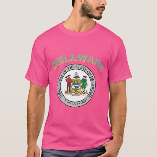 De Grote Staat Delaware T-shirt (Voorkant)