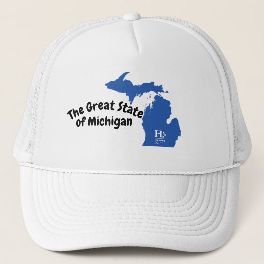 De Grote Staat Michigan Trucker Pet (Voorkant)