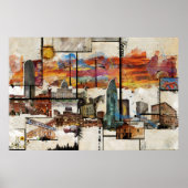 De grote staat Texas Print (Voorkant)