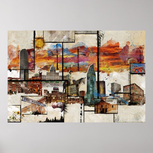 De grote staat Texas Print (Voorkant)