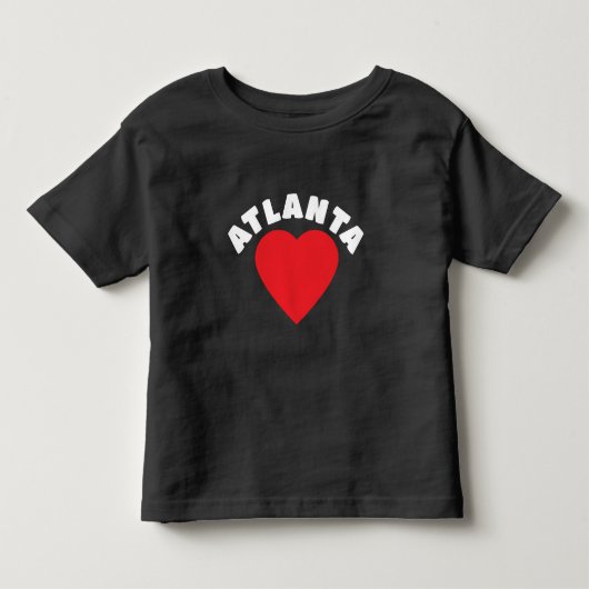 de grote stad Atlanta Georgia Kinder Shirts (Voorkant)