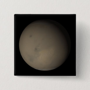 De grote stofStormen van 2001 op Mars 2 Vierkante Button 5,1 Cm