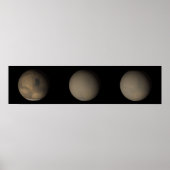 De grote stofwolken van 2001 op Mars Poster (Voorkant)