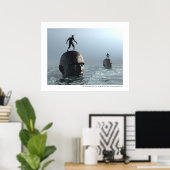 De grote strijd tegen de chef-koks poster (Thuiskantoor)