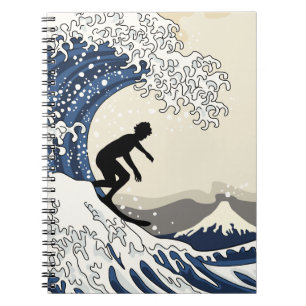 De Grote Surfer van Kanagawa Notitieboek