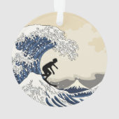 De Grote Surfer van Kanagawa Ornament (achterkant)