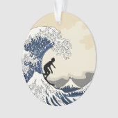 De Grote Surfer van Kanagawa Ornament (voorkant)