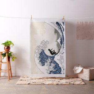 De Grote Surfer van Kanagawa Stof