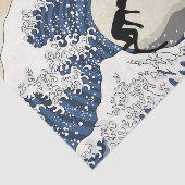 De Grote Surfer van Kanagawa Tissuepapier (Detail)