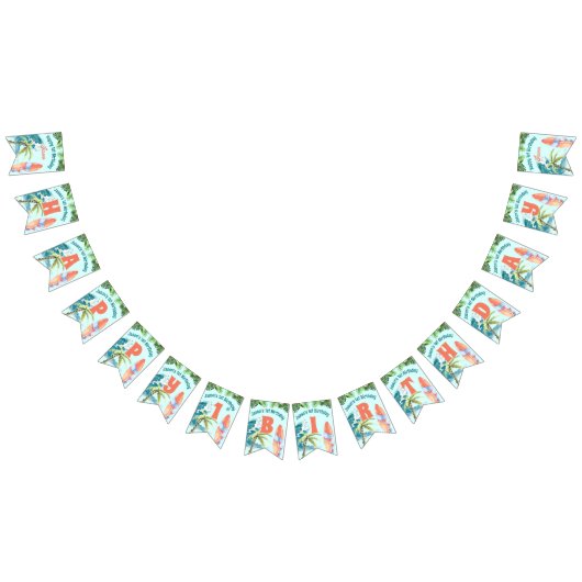 De grote surfwedstrijd op 1 verjaardag vlaggetjes (Alle)