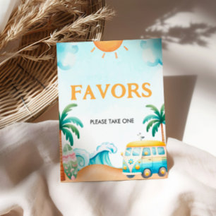 De grote, Surven verjaardagsgunsten teken Reclamebord Met Voetstuk