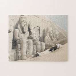 De grote tempel boven Simbel door David Roberts Legpuzzel