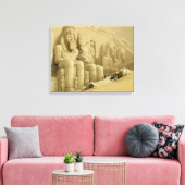 De Grote tempel van Abu Simbel, Nubia, uit "Egypte Canvas Afdruk (Insitu (Woonkamer))