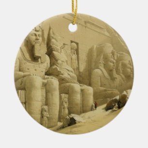 De Grote tempel van Abu Simbel, Nubia, uit "Egypte Keramisch Ornament
