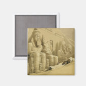 De Grote tempel van Abu Simbel, Nubia, uit "Egypte Magneet (Voorkant / Achterkant)