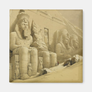 De Grote tempel van Abu Simbel, Nubia, uit "Egypte Magneet