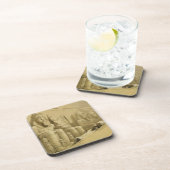 De Grote tempel van Abu Simbel, Nubia, uit "Egypte Onderzetter (Rechterzijde)