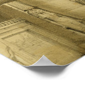 De Grote tempel van Abu Simbel, Nubia, uit "Egypte Poster (Hoek)