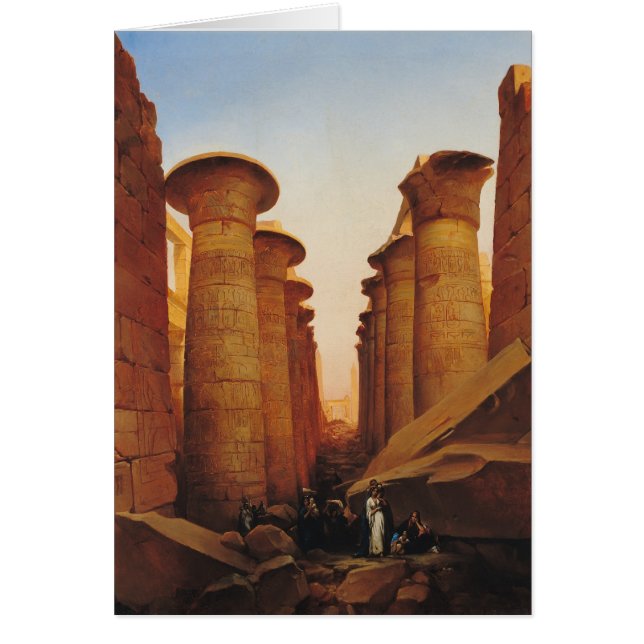 De grote tempel van Amun in Karnak (Voorkant)