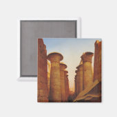 De grote tempel van Amun in Karnak Magneet (Voorkant / Achterkant)
