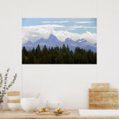 De Grote Tetons Poster (Keuken)
