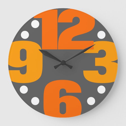 De Grote Tijd - sinaasappel Grote Klok (Voorkant)