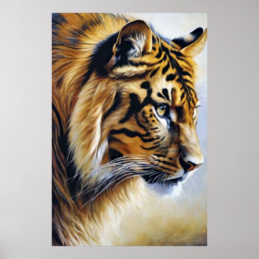 De grote tijger poster (Voorkant)